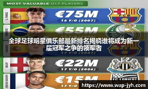 全球足球明星俱乐部最新排名揭晓谁将成为新一届冠军之争的领军者